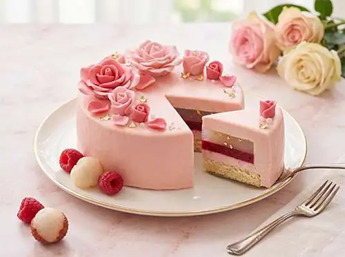 法式浪漫玫瑰慕斯